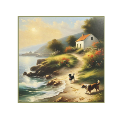 Sympathy cards (20 pack) Sunrise - Dog